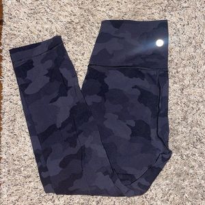 Black camo lululemon leggings
